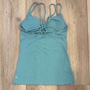 lululemon athletica Strappy Eucalyptus Blue/Green Camisole